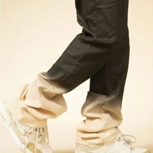 THRT Gradient Black and Tan Men Pants (Zane)